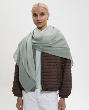 MooRER Зеленый платок MURRAY с шелком MURRAYFCS