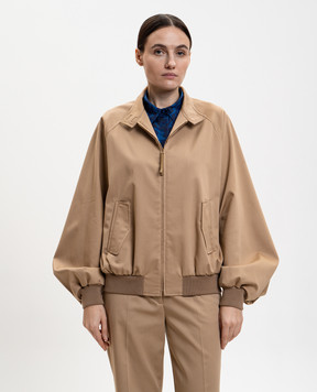 Gabriela Hearst Коричневая куртка Wynne 3265025T134