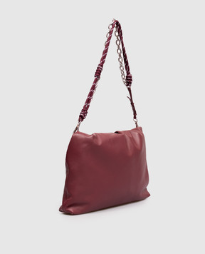 Max Mara Weekend Бордовая кожаная сумка ASLALOM WKASLALOM