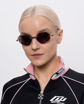 Kuboraum Сірі сонцезахисні окуляри H44 KRSH44BBS000004Y