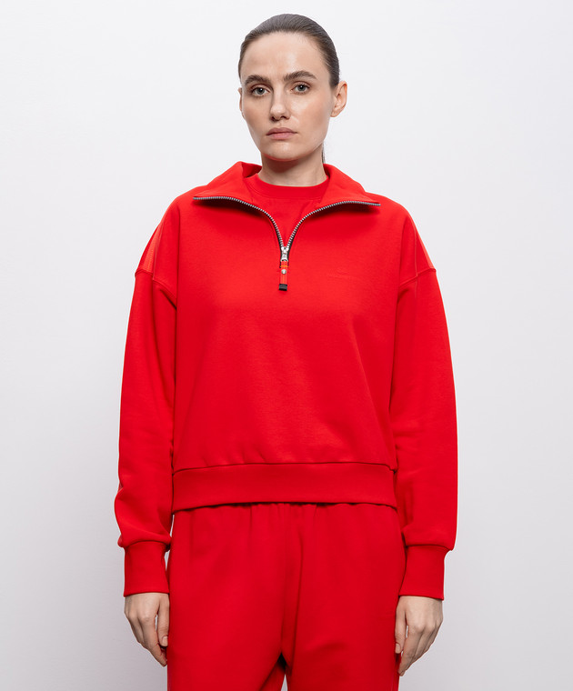 Parajumpers Красный свитшот Zendaya с молнией 26SPWFLEY32 изображение 3