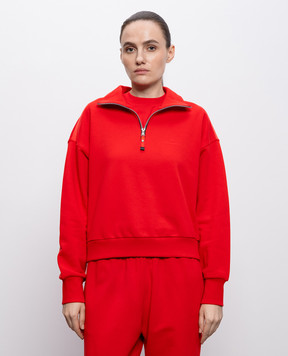 Parajumpers Красный свитшот Zendaya с молнией 26SPWFLEY32