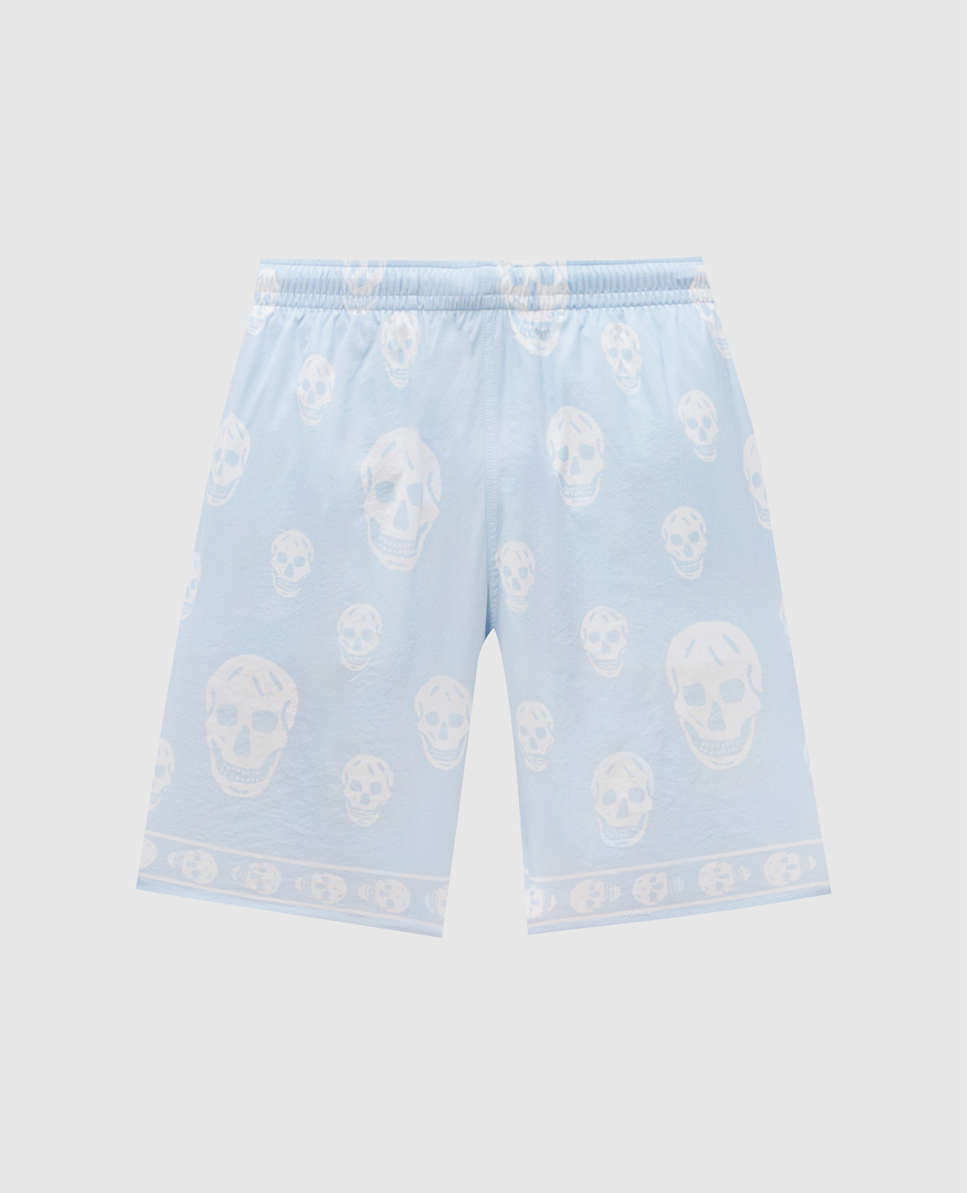 

Голубые шорты для плавания в принт, Голубой, Плавательные шорты