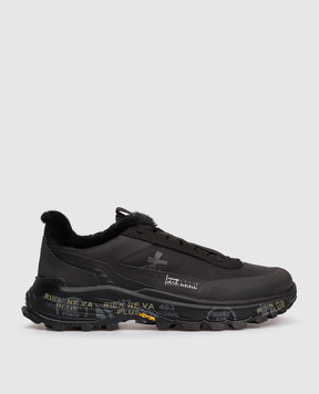 Premiata Черные кроссовки DEVIN на меху DEVIN