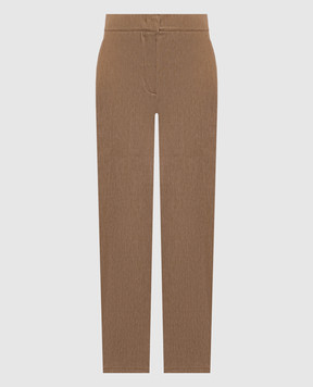 Max Mara Коричневые брюки SAIO MMLSAIO