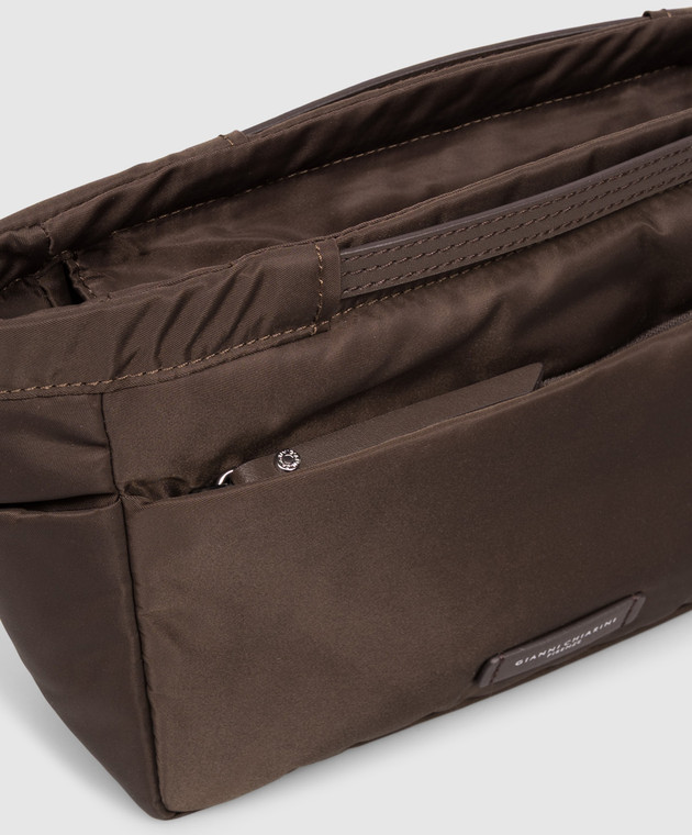 Gianni Chiarini Коричневая сумка BagSinBag SB9402COMMNYL изображение 4