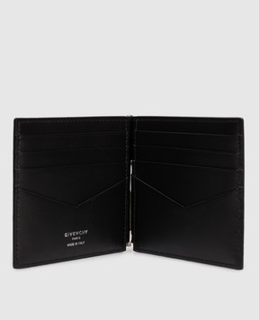 Givenchy Черный кожаный портмоне с принтом логотипа BK60F1K213