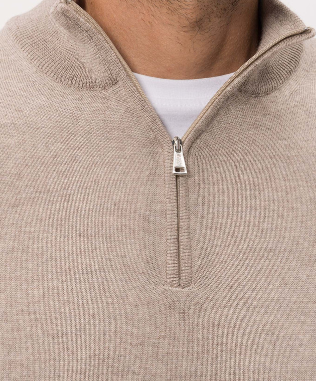 Cashmere&Whiskey Бежевий джемпер 77397 зображення 5