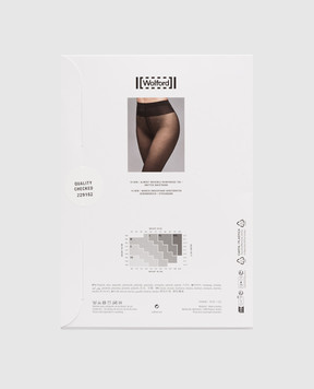 Wolford Коричневые колготки 10 den Individual 18382