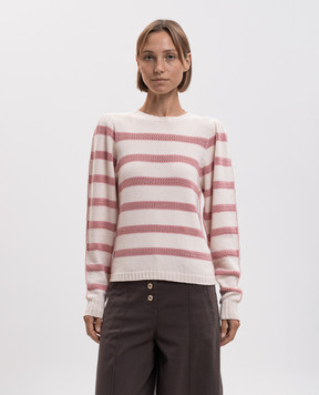Twinset Джемпер з вовною в смужку 262TP3230