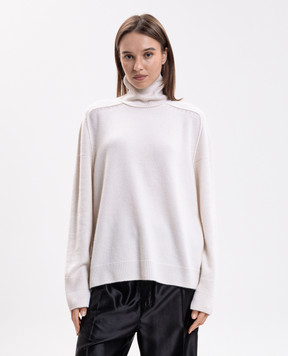 Carven Свитер цвета айвори из кашемира 6262K21179