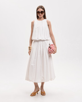 Max Mara Weekend Білий топ WKIANGEL з драпіруванням WKIANGEL