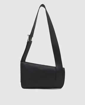 Alexander McQueen Чорна шкіряна сумка T-Bar 8346551VDBF