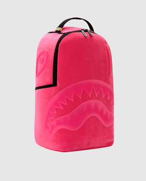Sprayground Детский розовый велюровый рюкзак SHINOBI SHARKS IN PARIS 910B7320NSZ