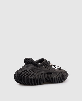 2AM Чорні кросівки з фактурним логотипом BUS6GL20250115B