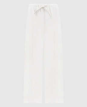 Faithfull Білі штани Jones з льону FFC13WHT