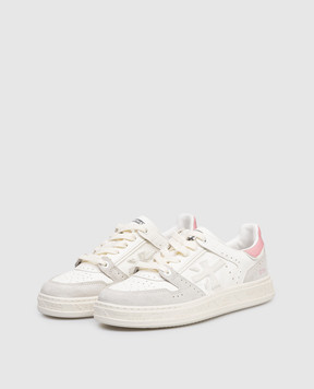 Premiata Білі шкіряні кросівки Quinnd QUINND8214