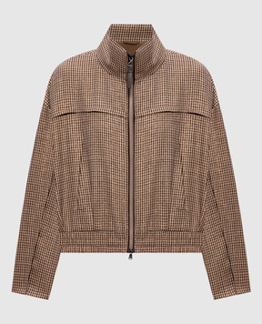 Brunello Cucinelli Куртка з вовною у візерунок MG5467467P