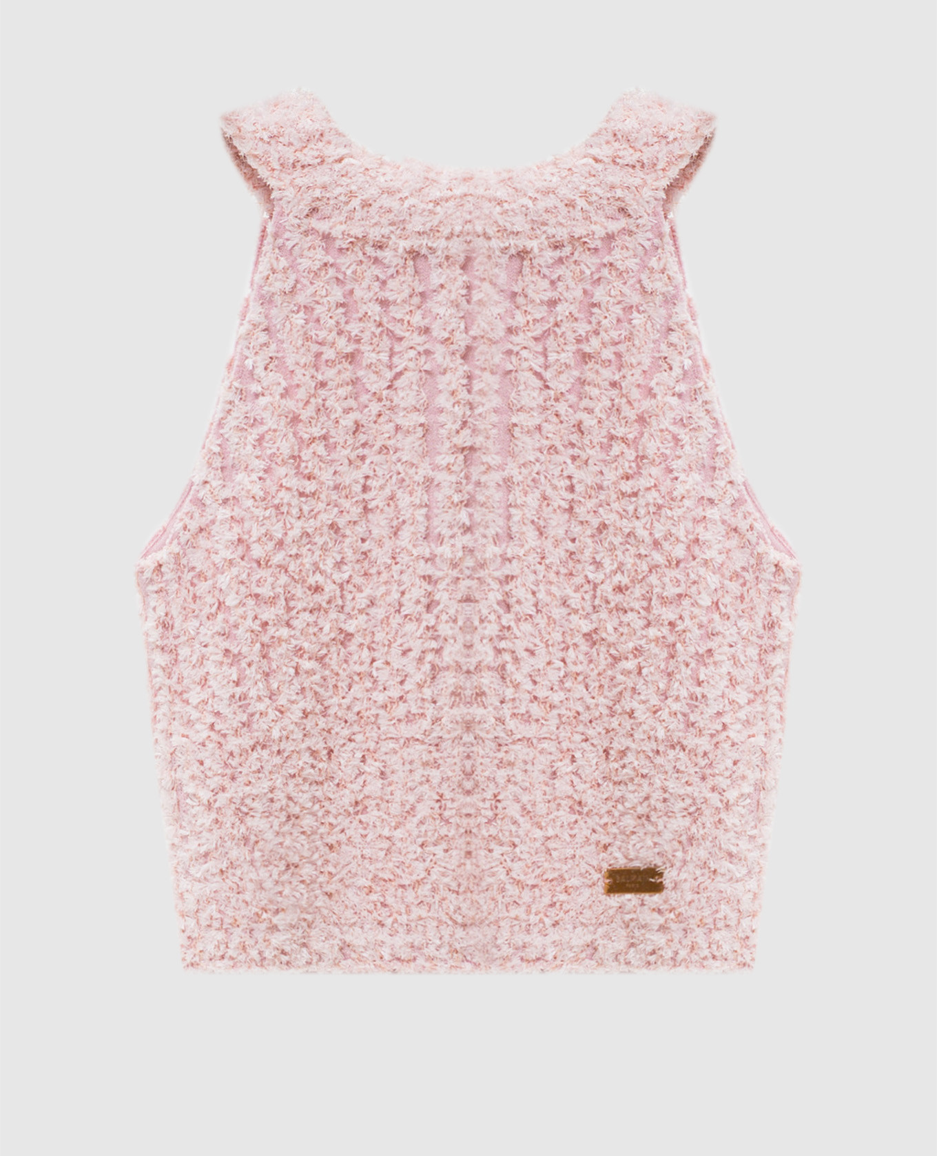 Розовый тавдовый топ