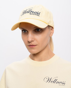 Sporty & Rich Жовтка кепка Avenue з вишивкою AC04076083YE02