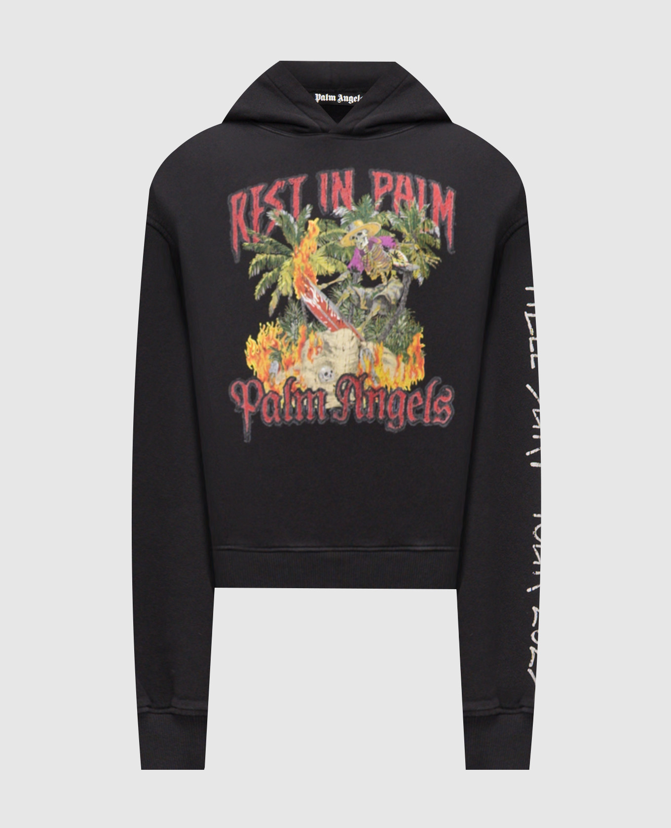 

Черные худи Rest In Palm, Черный, Худи