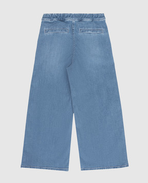 Balmain Дитячі сині джинси BY6C10Z36641214