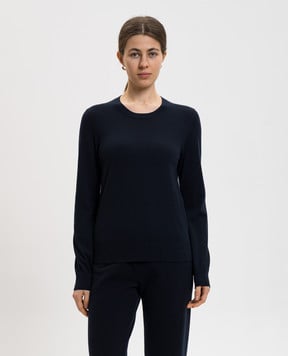 Loro Piana Синий джемпер Neo Piuma из кашемира FAM9049sh