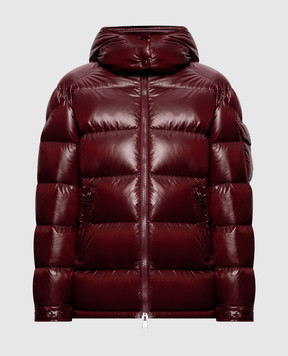 Moncler Бордовый пуховик Maire L20931A0014268950