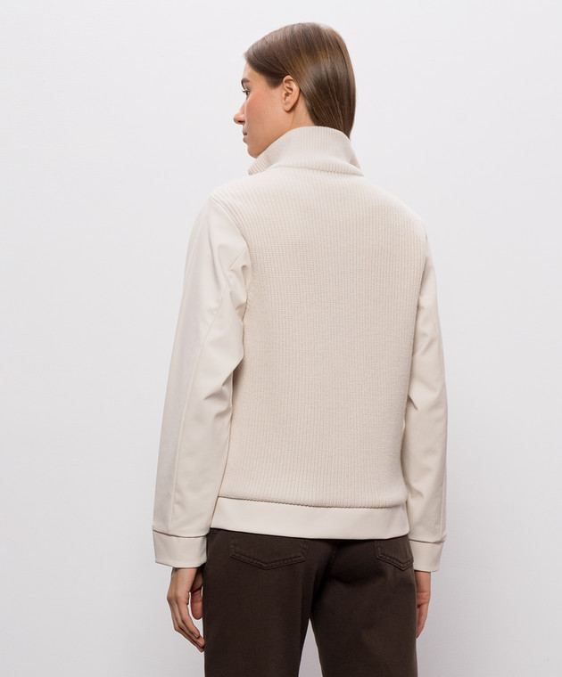 Woolrich Бежевая куртка с шерстью CFWWOU2194FRUT3496 изображение 4