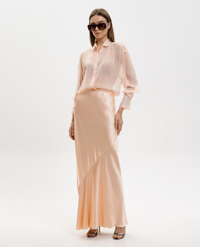 Ermanno Scervino Розовая юбка макси D482O354XZV