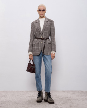 Brunello Cucinelli Белый джемпер из кашемира M12211900