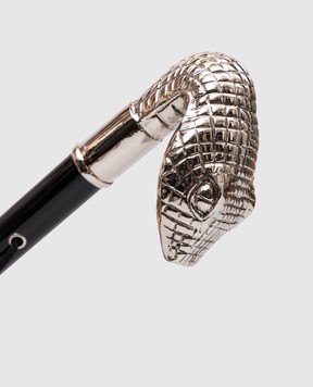 Pasotti Черный рожок для обуви Snake PFPEXXCSF71