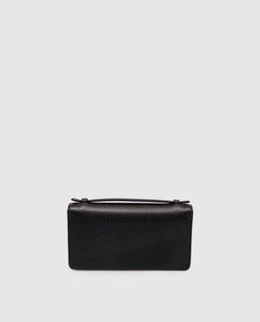 Valentino Черный кожаный клатч VLogo 9W2P0AU1BKH
