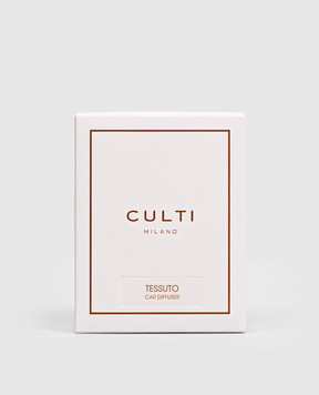 Culti Milano Черный автомобильный диффузор Tessuto с кожаным чехлом и сменным наполнителем PCDAUTTES73X53NER0000