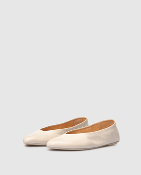 Marsell Сірі шкіряні балетки Frondina MW8810P015