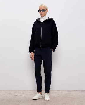 Yves Salomon Army Двухсторонняя куртка с шерстью и кашемиром 26EFV01661L07W