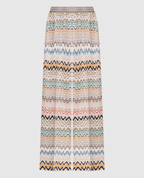 Missoni Штани кольору айворі у візерунок DS26SI09BR015B
