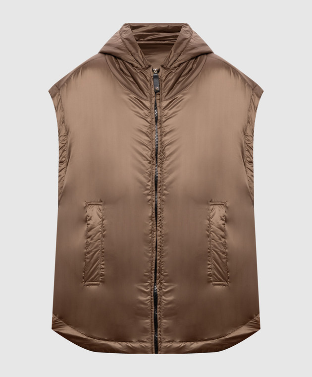 Max Mara Коричневый жилет MTCAMBRA