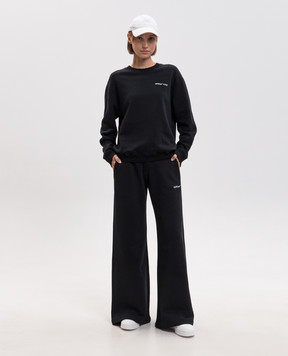 Off-White Чорні спортивні штани 2FH00338B