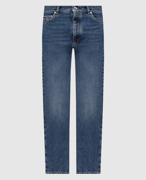 Brunello Cucinelli Сині джинси з патчем M241PO2090