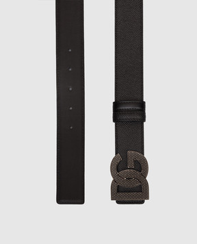 Dolce&Gabbana Черный кожаный ремень с логотипом BC4943AG651