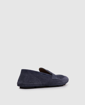 Sturlini Синие замшевые мокасины U1503