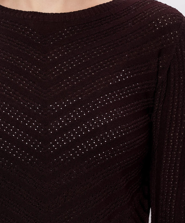 Twinset Коричневый джемпер 262TP3492 изображение 5