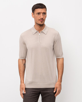 Cashmere&Whiskey Бежеве поло з шовком M54251031