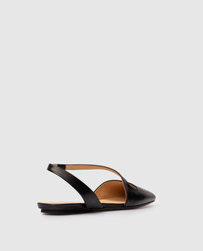 Marsell Чорні шкіряні слігбеки Quadrangolo MW8491P015