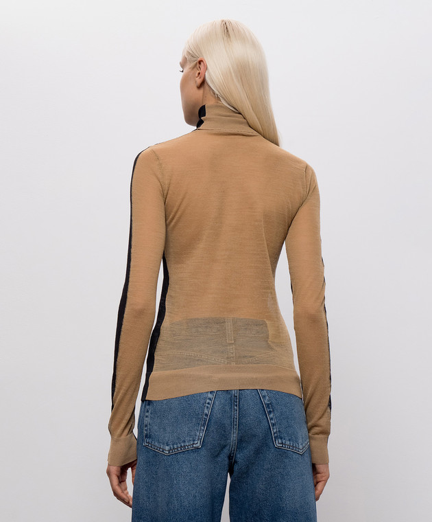 Maison Margiela MM6 Черный гольф с шерстью S62HA0111M13352 изображение 4