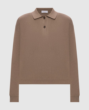 Brunello Cucinelli Коричневый джемпер M19194705