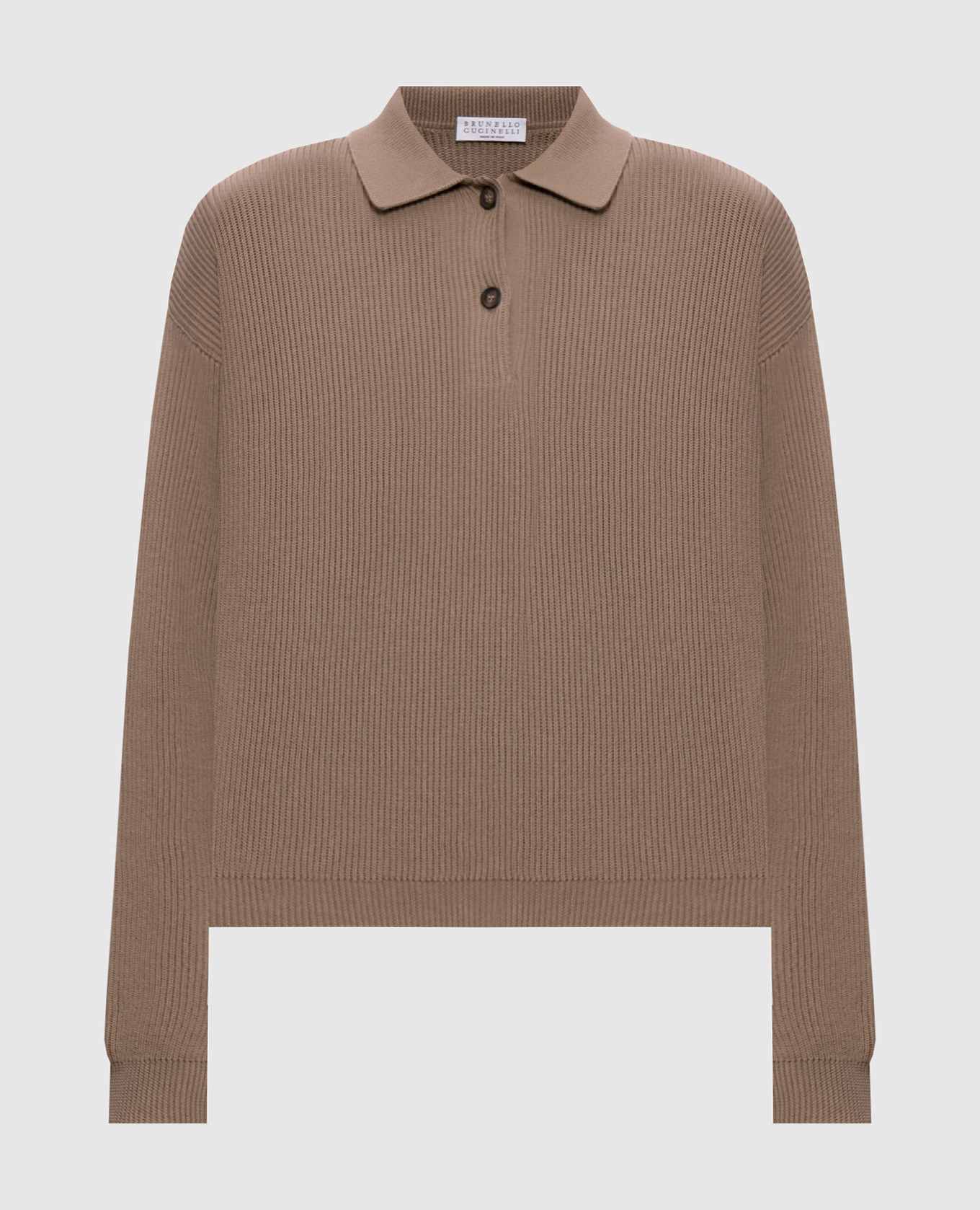 Коричневый джемпер