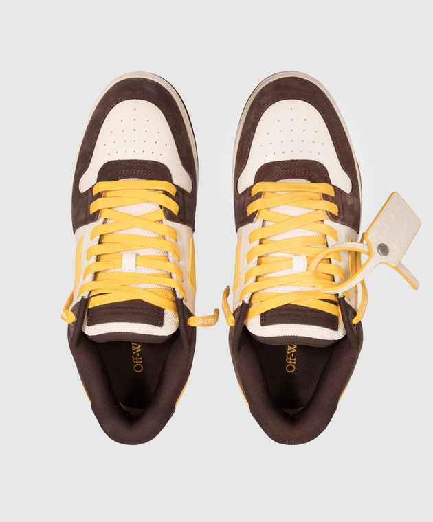 Off-White Кожаные кроссовки Out Of Office OF05730210 изображение 4