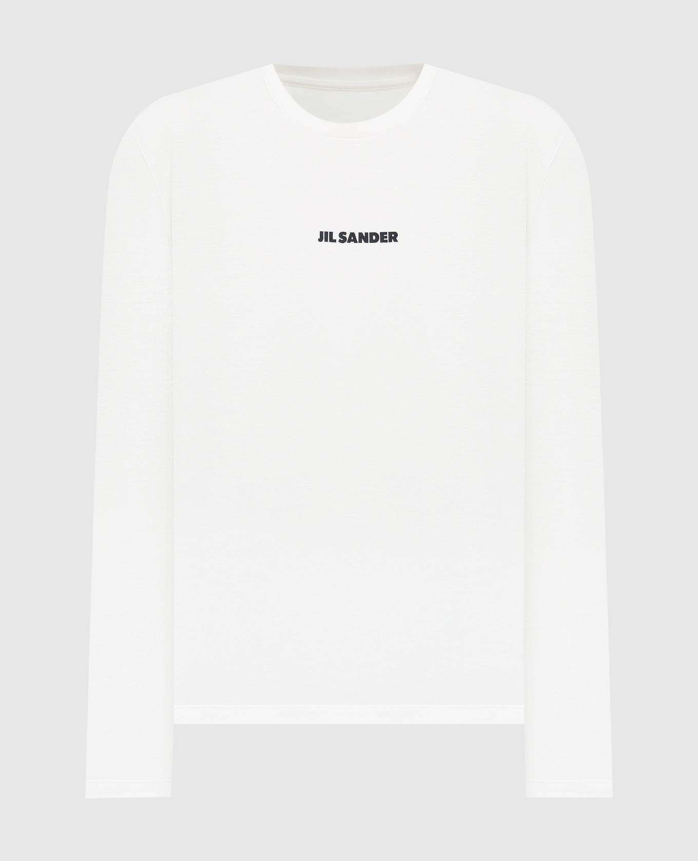 

Белый лонгслив с принтом логотипа, Лонгсливы